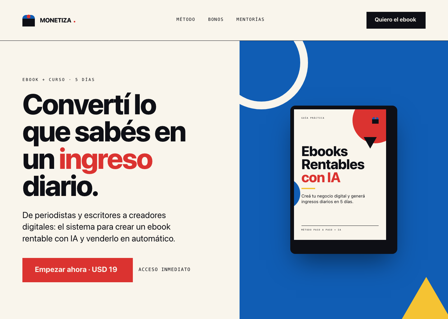 Crea Ebooks rentables con IA